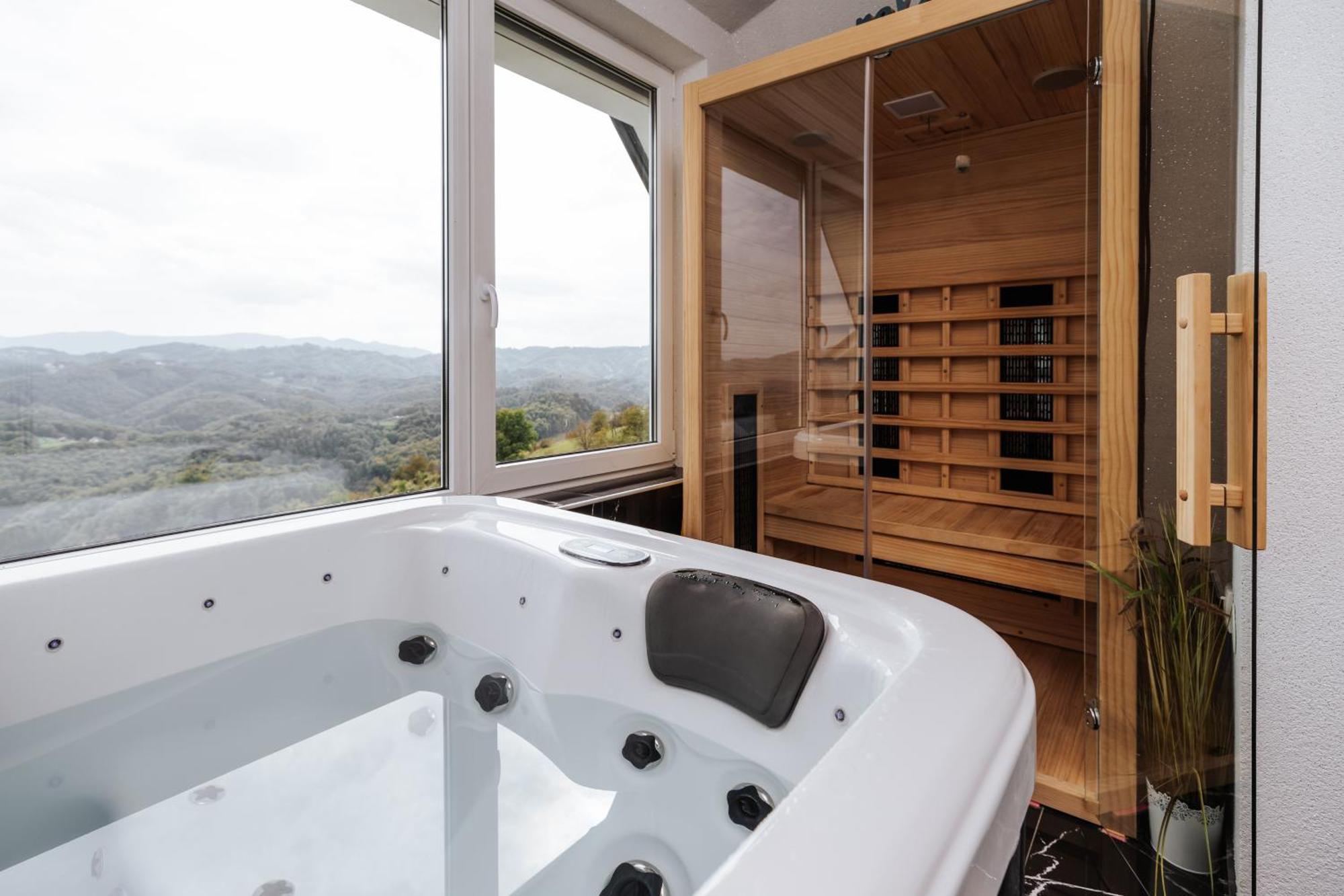 Tanja S Holiday Home In Nature With Sauna And Hot Tub Gorica pri Slivnici エクステリア 写真